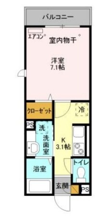 コンフォールドミール北松戸の物件間取画像